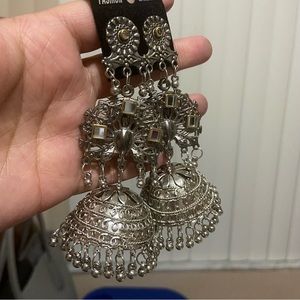 Peacock Jhumka earrings indian